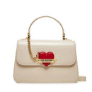 LOVE MOSCHINO Made With Love Linie
Damenhandtasche in Elfenbein