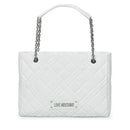 Shopping Bag Trapuntata LOVE MOSCHINO linea Quilted Bianco
