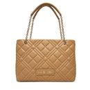 Shopping Bag Trapuntata LOVE MOSCHINO linea Quilted Beige