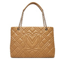 Shopping Bag Trapuntata LOVE MOSCHINO linea Quilted Beige