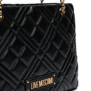 Shopping Bag Trapuntata LOVE MOSCHINO linea Quilted colore Nero