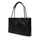 Shopping Bag Trapuntata LOVE MOSCHINO linea Quilted colore Nero con Logo Canna di Fucile