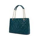 Shopping Bag Trapuntata LOVE MOSCHINO linea Quilted color Smeraldo