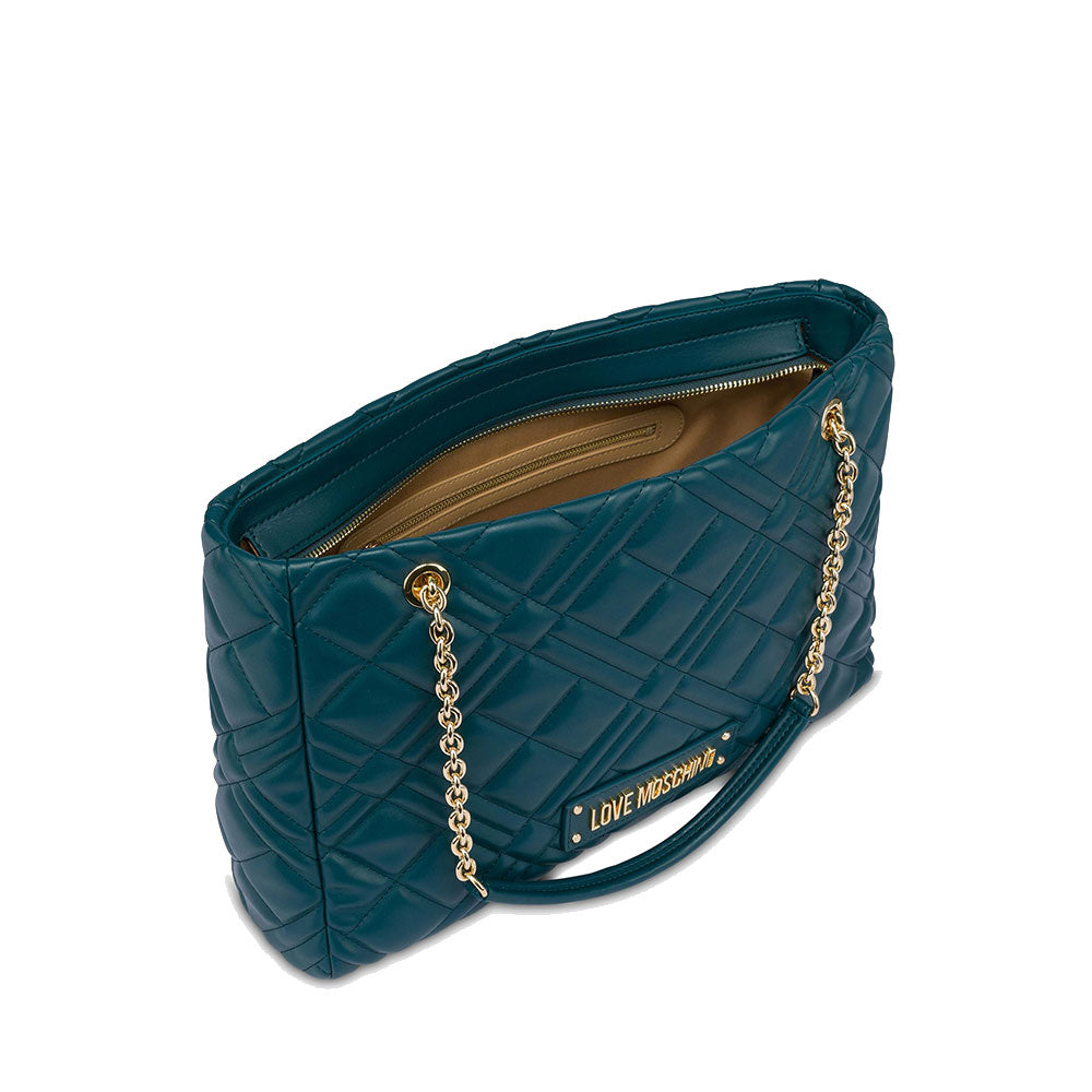 LOVE MOSCHINO STEP LINIE Gesteppte Einkaufstasche in der Farbe