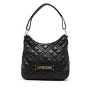 Hobo Bag LOVE MOSCHINO linea Quilted colore Nero