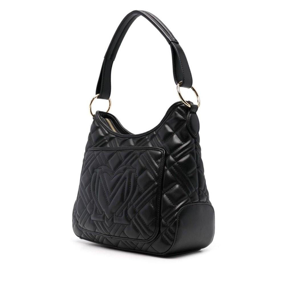 Hobo Bag LOVE MOSCHINO linea Quilted colore Nero