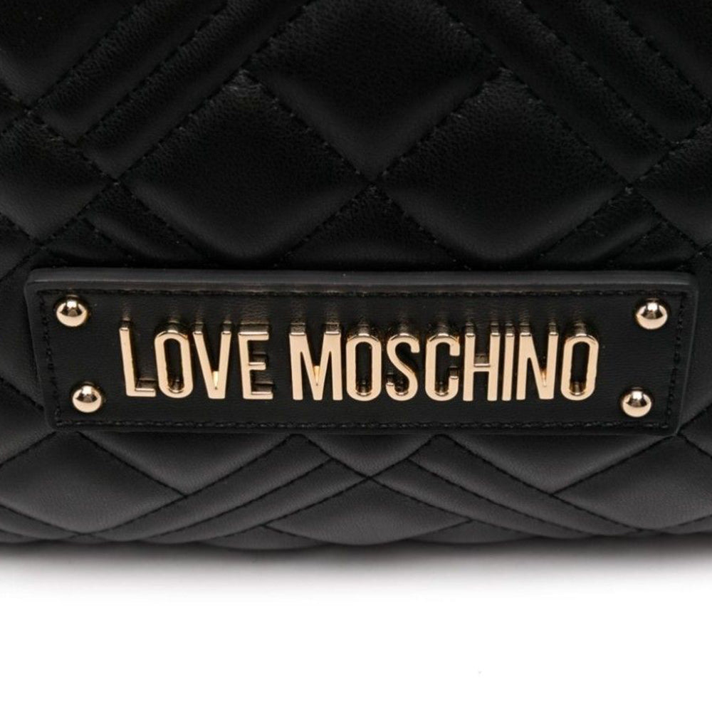 Hobo Bag LOVE MOSCHINO linea Quilted colore Nero