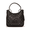 Hobo Bag LOVE MOSCHINO linea Quilted colore Nero con Logo Canna di Fucile