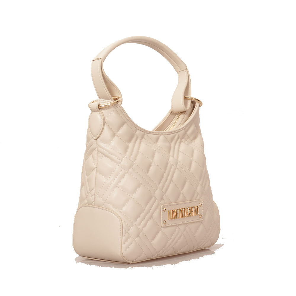 Hobo Bag LOVE MOSCHINO linea Quilted color Avorio