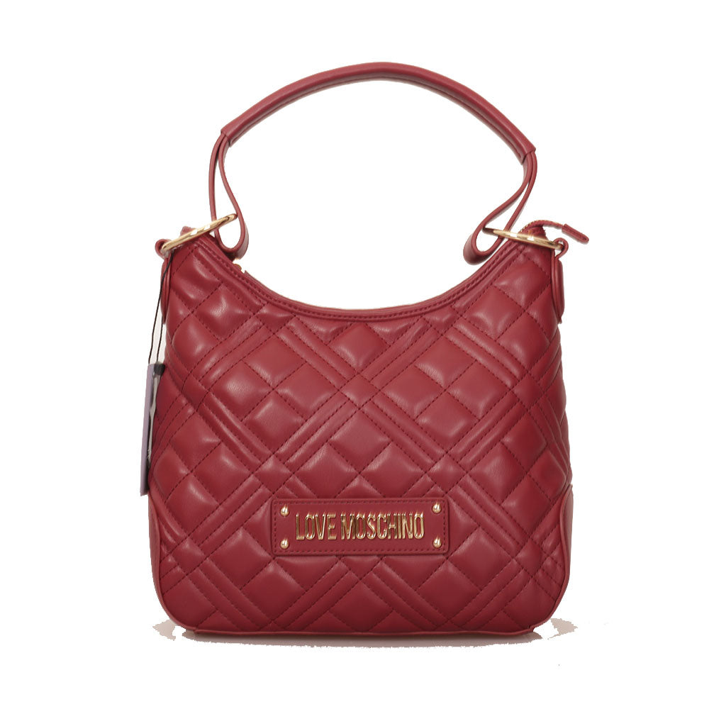 Hobo Bag LOVE MOSCHINO linea Quilted Bordeaux