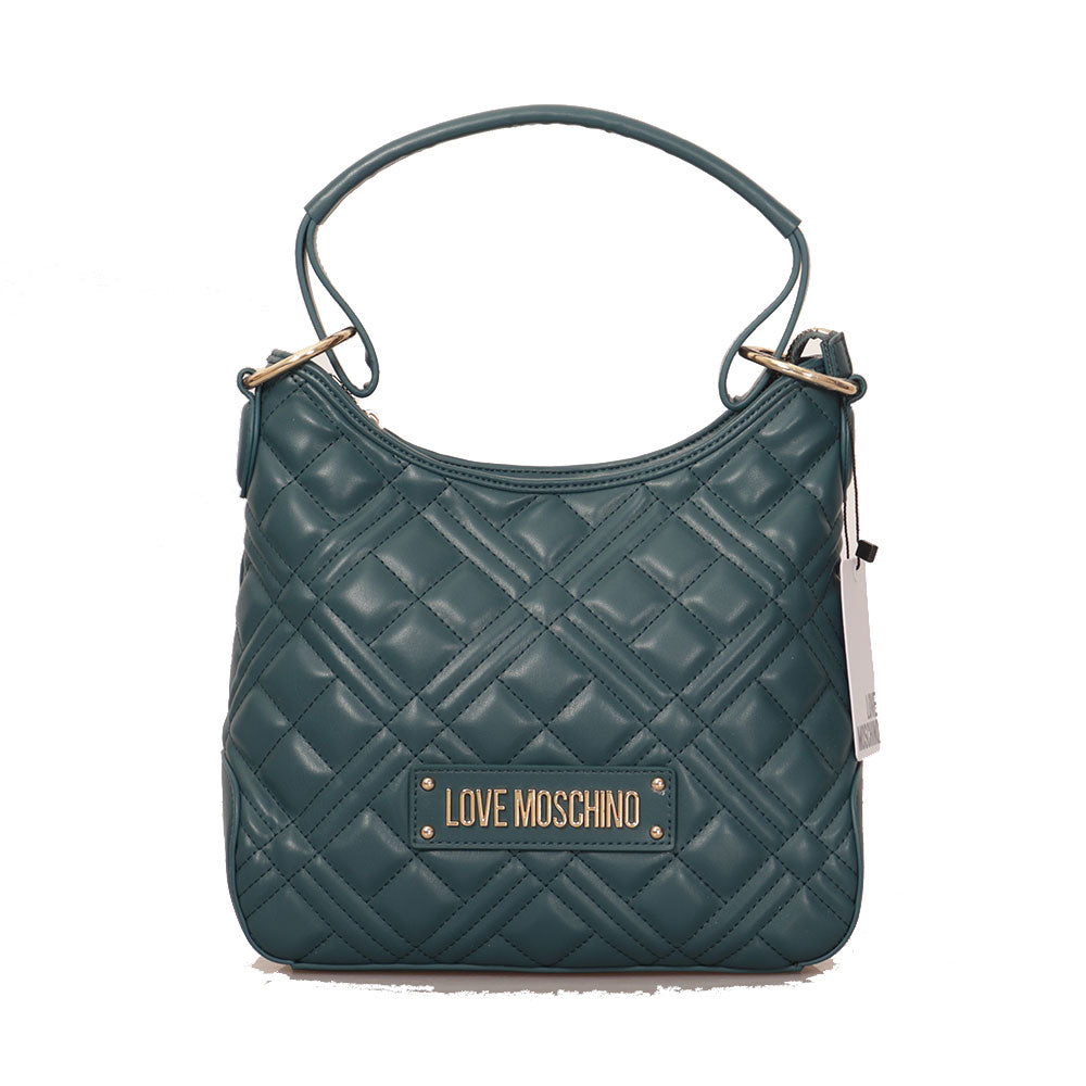 Hobo Bag LOVE MOSCHINO linea Quilted color Smeraldo