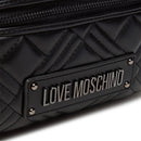 Zaino Donna LOVE MOSCHINO linea Quilted Trapuntato Nero con Logo Canna di Fucile