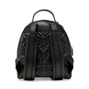 Zaino Donna LOVE MOSCHINO linea Quilted Trapuntato Nero e Nikel