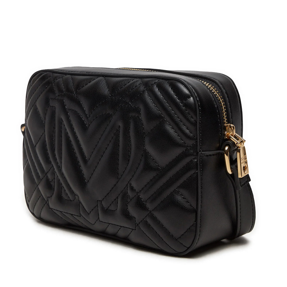 Camera Case Trapuntata LOVE MOSCHINO linea Quilted colore Nero