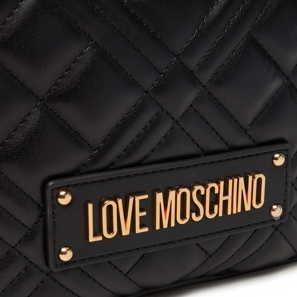 Camera Case Trapuntata LOVE MOSCHINO linea Quilted colore Nero