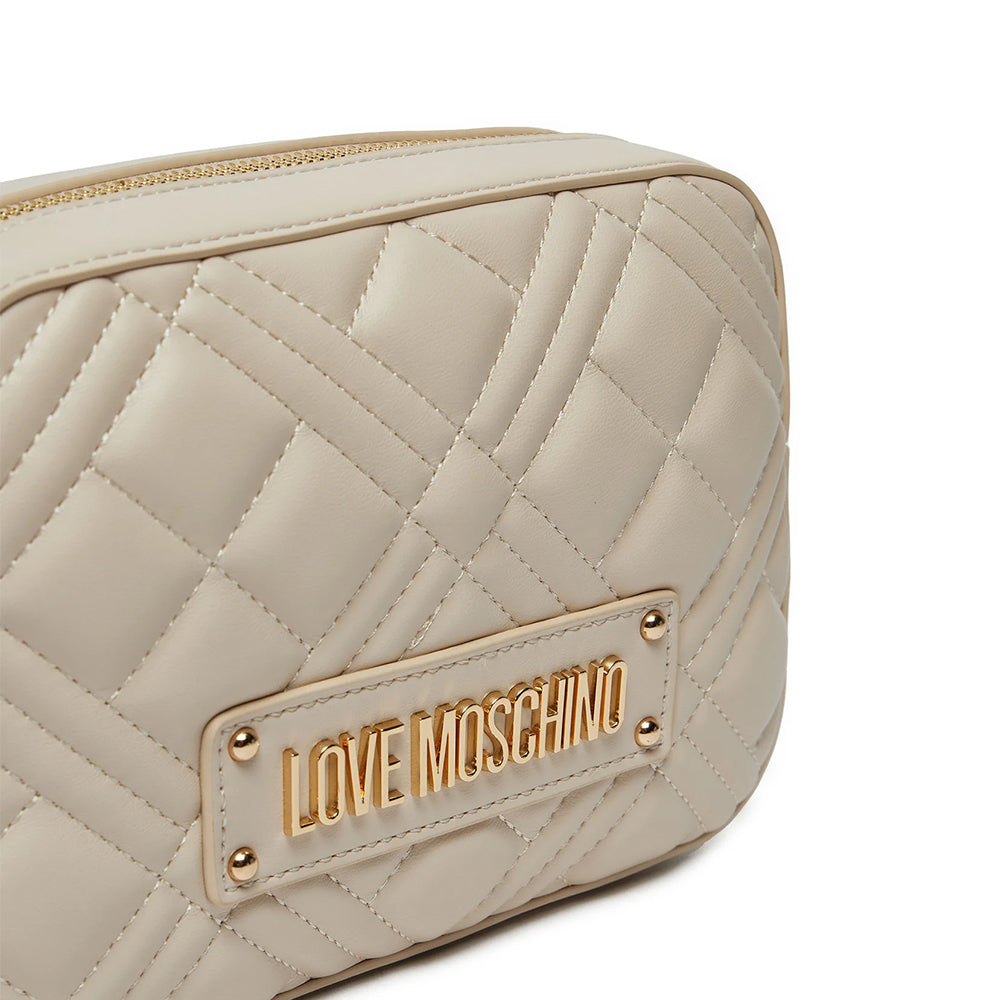 Camera Case Trapuntata LOVE MOSCHINO linea Quilted Avorio