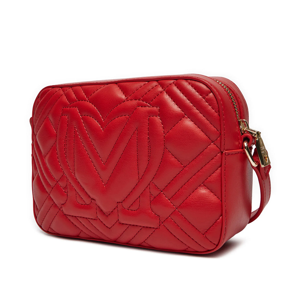 Camera Case Trapuntata LOVE MOSCHINO linea Quilted colore Rosso