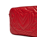 Camera Case Trapuntata LOVE MOSCHINO linea Quilted colore Rosso