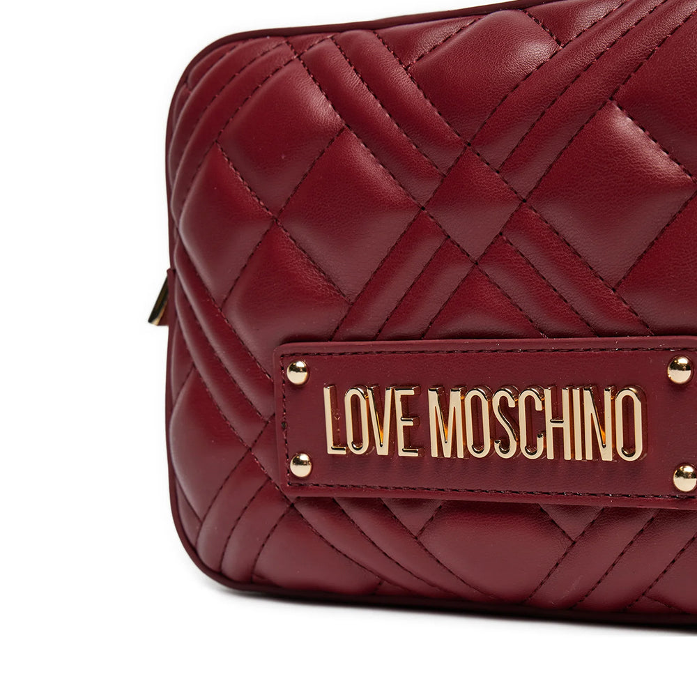 Camera Case Trapuntata LOVE MOSCHINO linea Quilted Bordeaux