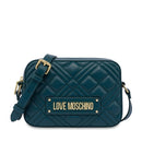 Camera Case Trapuntata LOVE MOSCHINO linea Quilted color Smeraldo