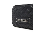 Camera Case Trapuntata LOVE MOSCHINO linea Quilted colore Nero e Nikel