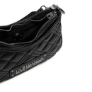 Hobo Bag Trapuntata LOVE MOSCHINO linea Quilted colore Nero e Nikel