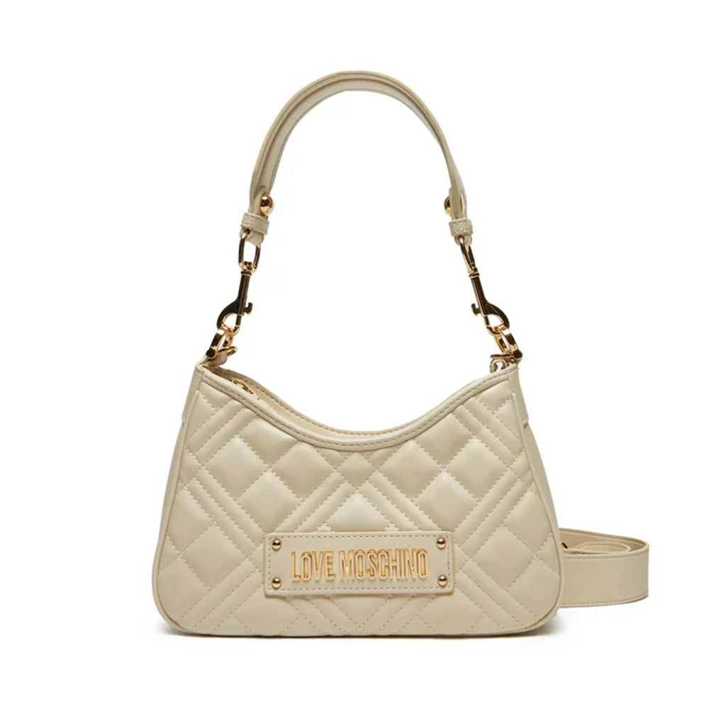 Hobo Bag Trapuntata LOVE MOSCHINO linea Quilted Avorio