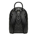 Zaino Donna LOVE MOSCHINO linea Quilted Trapuntato Nero e Nikel