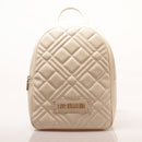 Zaino Donna LOVE MOSCHINO linea Quilted Trapuntato Avorio
