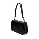 Borsa a Spalla LOVE MOSCHINO linea Love Nera con Inserti stampa Cocco