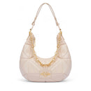 LOVE MOSCHINO Geometrische Quilted Linie
Hobo Bag in Elfenbein