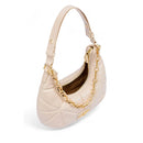 LOVE MOSCHINO Geometrische Quilted Linie
Hobo Bag in Elfenbein