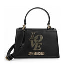 LOVE MOSCHINO Love Linie
Schwarz Handtasche mit Kokosnuss-Print-Einsätzen