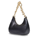 Mini Hobo Bag Donna LOVE MOSCHINO in Pelle Nera con Charm