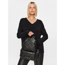 Zaino Donna Multitasche LOVE MOSCHINO linea Quilted colore Nero con Logo Canna di Fucile