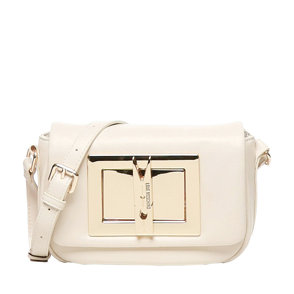 Borsa Donna a Tracolla LOVE MOSCHINO linea Clothespin Avorio