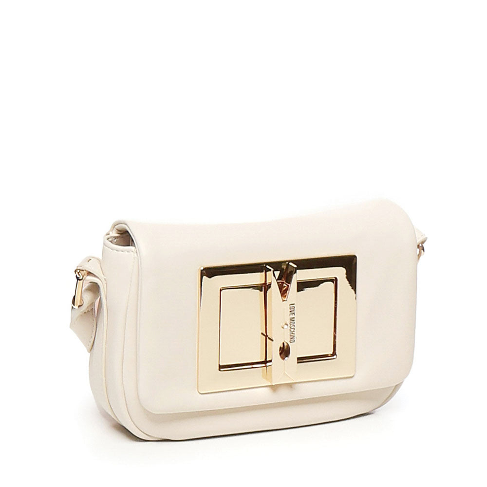 Borsa Donna a Tracolla LOVE MOSCHINO linea Clothespin Avorio