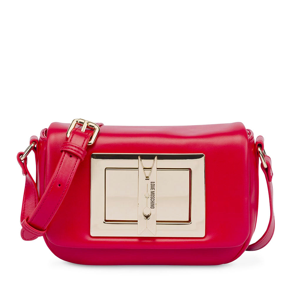Borsa Donna a Tracolla LOVE MOSCHINO linea Clothespin Rossa
