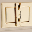 Borsa Donna a Mano con Tracolla LOVE MOSCHINO linea Clothespin Avorio