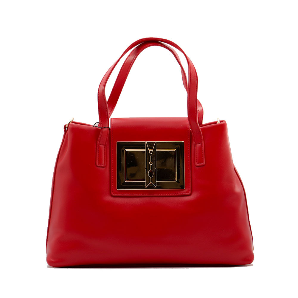 Borsa Donna a Mano con Tracolla LOVE MOSCHINO linea Clothespin Rossa