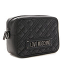 Borsa Donna a Tracolla LOVE MOSCHINO linea Quilted colore Nero con Logo Canna di Fucile JC4167
