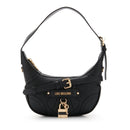 Hobo Bag Small LOVE MOSCHINO linea Padlock colore Nero