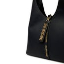 Hobo Bag Donna LOVE MOSCHINO Nera con Charm Logato