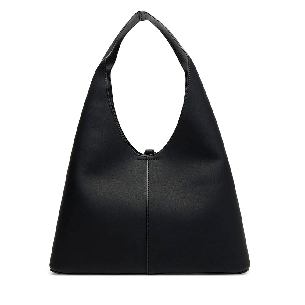 Hobo Bag Donna LOVE MOSCHINO Nera con Charm Logato