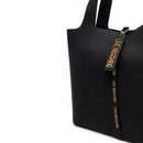Shopping Bag Donna LOVE MOSCHINO Nera con Charm Logato
