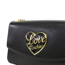 Borsa a Spalla e a Tracolla LOVE MOSCHINO Nera con Cuore Nero con Logo