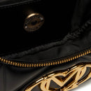 Borsa Donna a Spalla e Tracolla LOVE MOSCHINO linea Embossed Trapuntata Nera