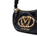 Mini Bag Donna a Mano LOVE MOSCHINO linea Embossed Trapuntata Nera