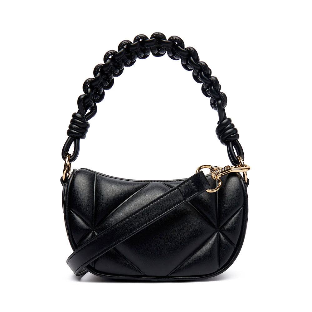 Mini Bag Donna a Mano LOVE MOSCHINO linea Embossed Trapuntata Nera