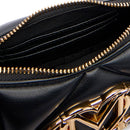 Mini Bag Donna a Mano LOVE MOSCHINO linea Embossed Trapuntata Nera